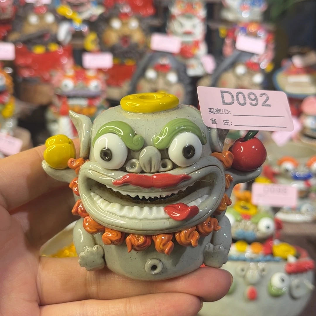 泥塑纯手工茶宠摆件