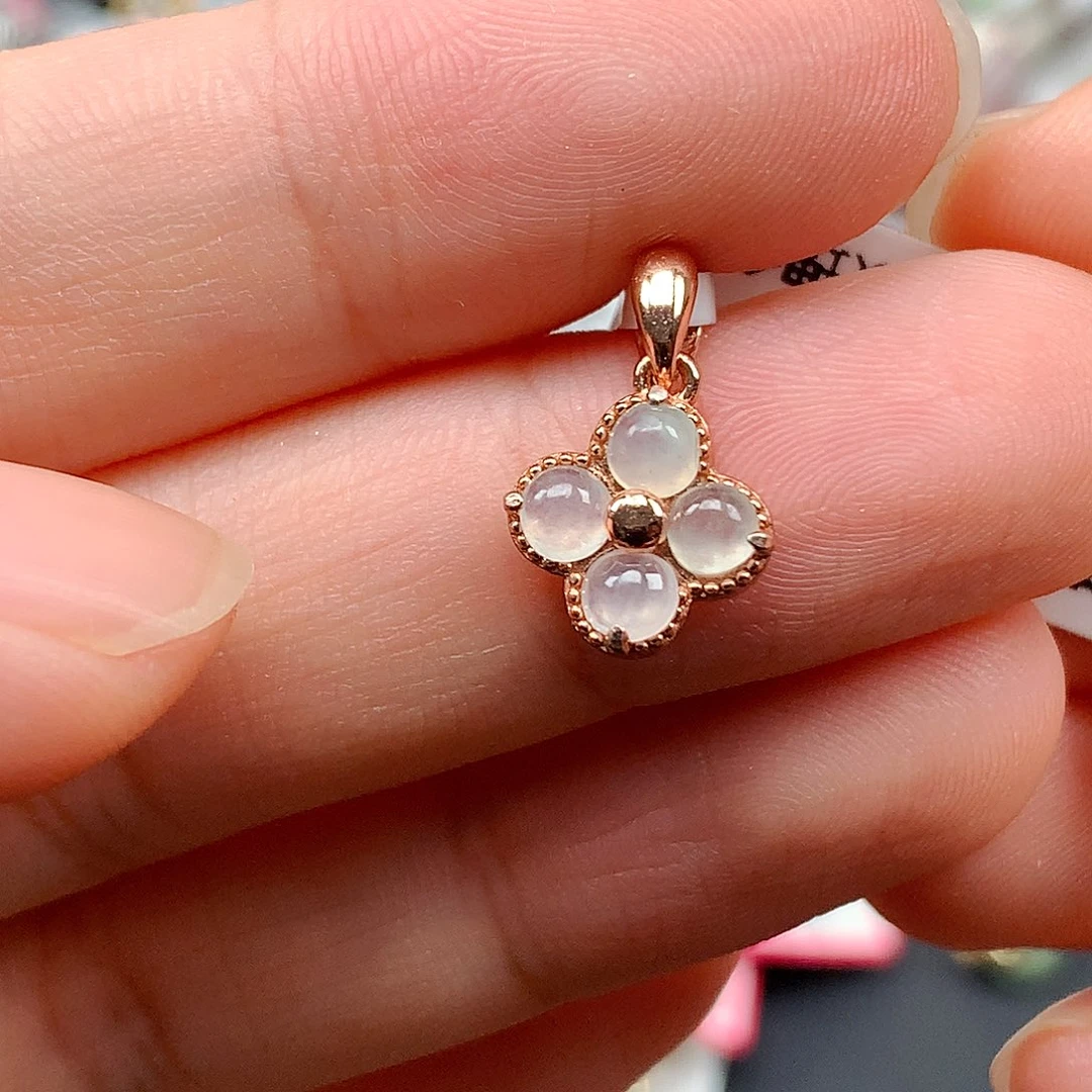 翡翠戒指银S925镶嵌