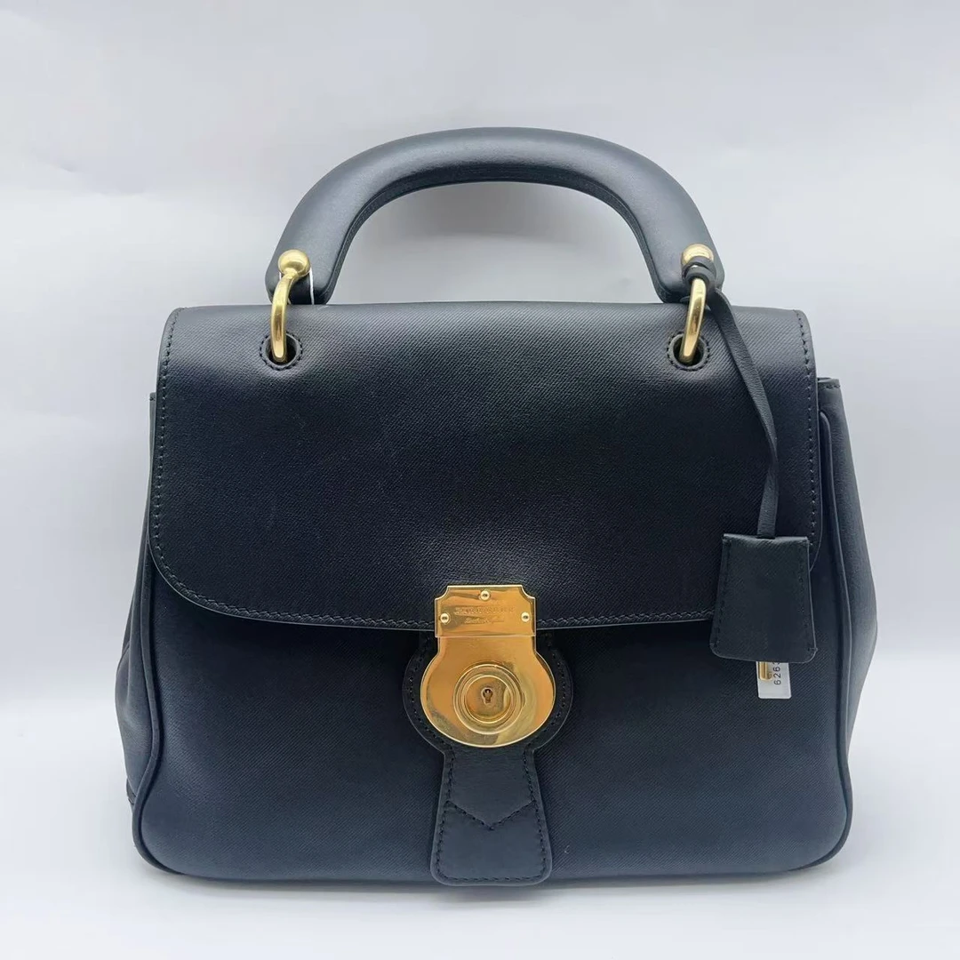 95新 BURBERRY/博柏利   黑色手提包 1377 6466