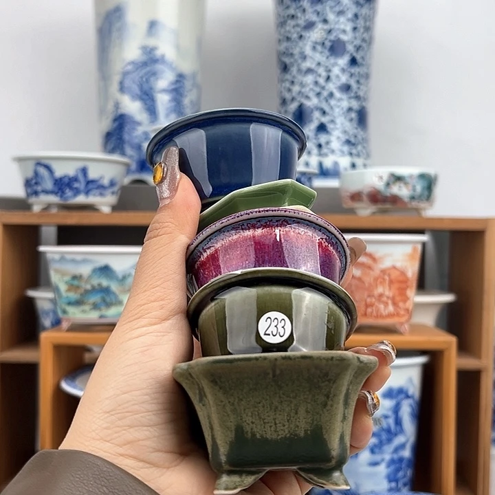 红陶國*手工盆……………………