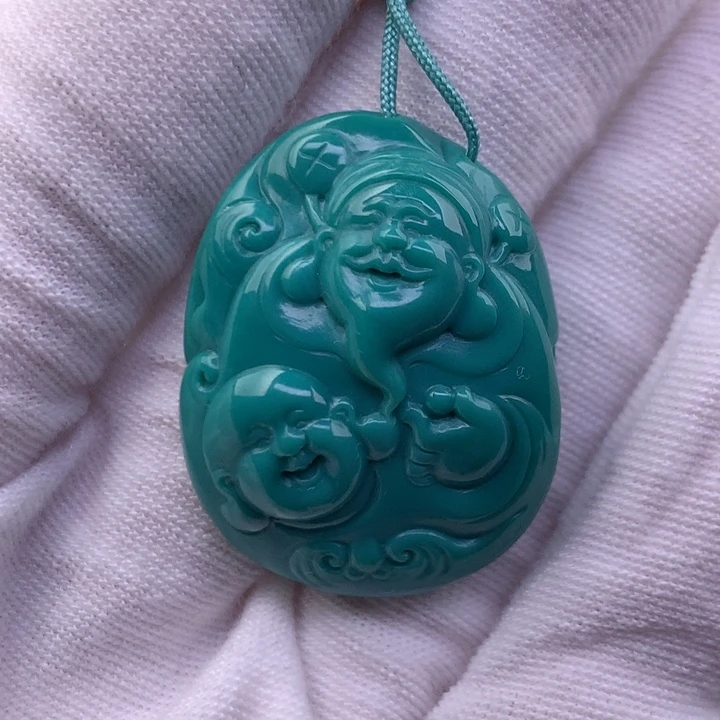 绿松石未镶嵌珠宝奇石