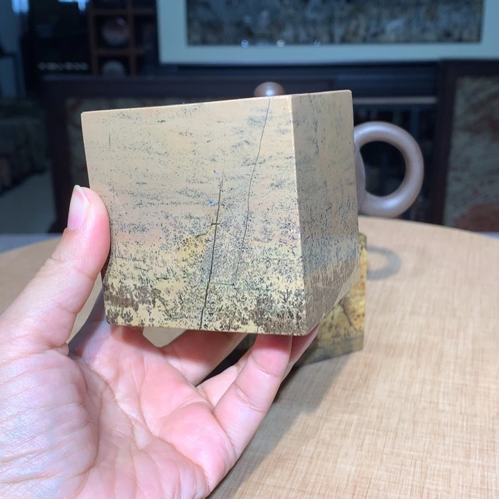 ，广西国画石摆件，收藏观赏