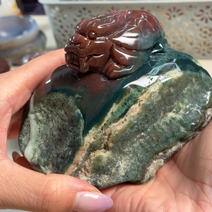 玛瑙/玉髓未镶嵌吊坠(不含链)