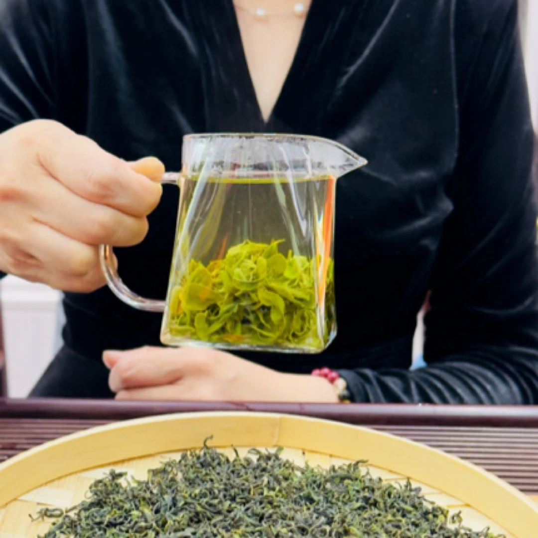 日照绿茶小满新茶浓香型春茶豆香天然无公害纯手工采摘绿茶