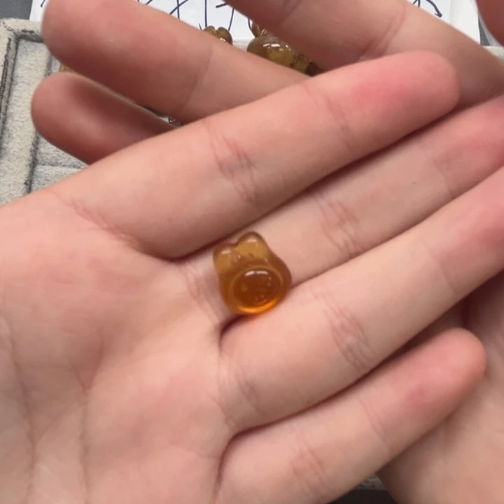 裸石琥珀未镶嵌i****u天然蜜蜡配件