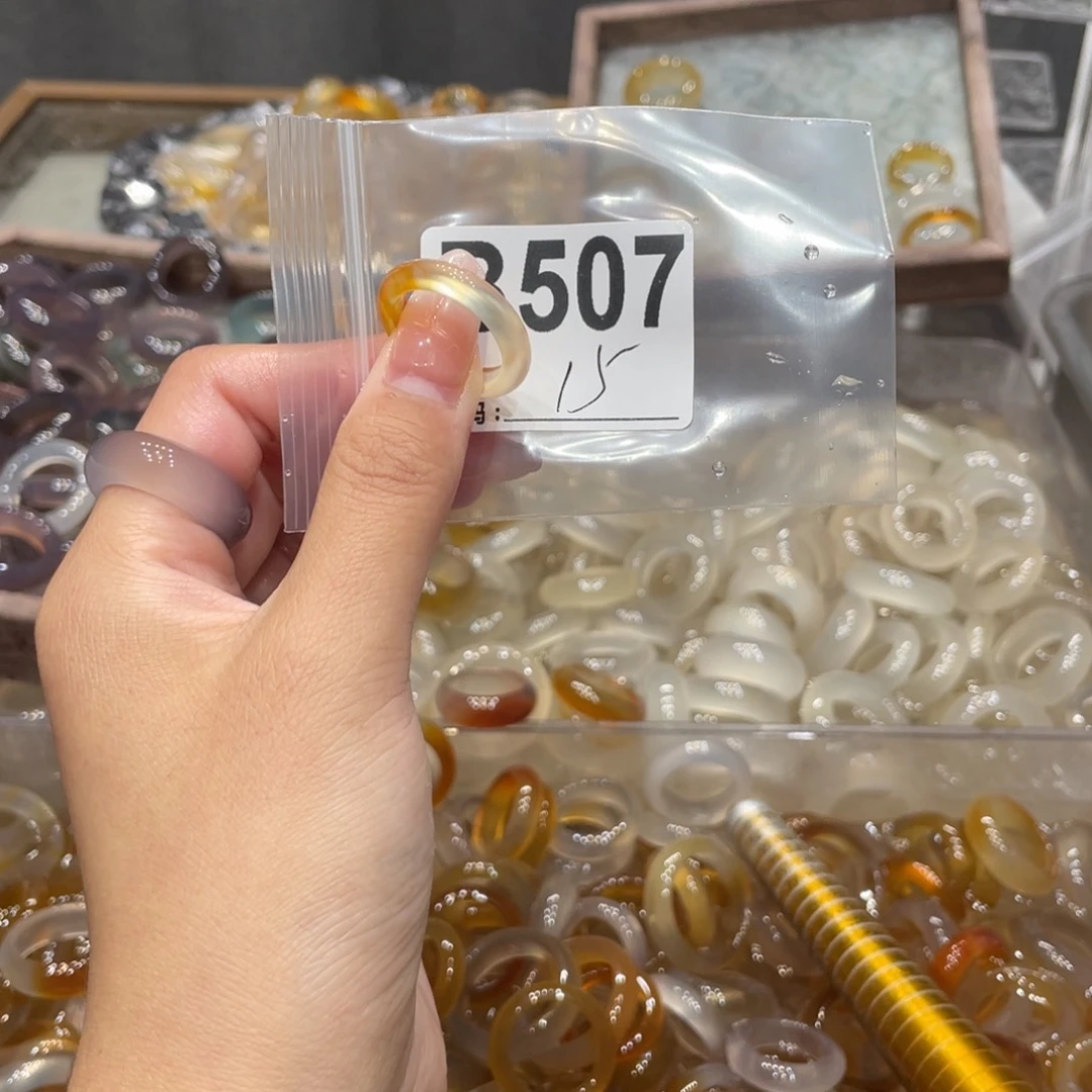 玛瑙/玉髓未镶嵌戒指507