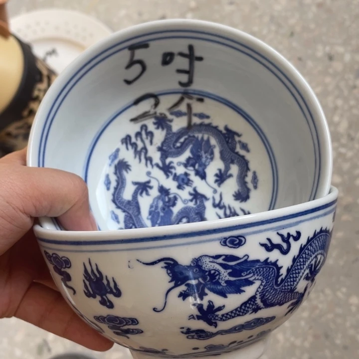 摆件景德镇高温细白瓷餐具