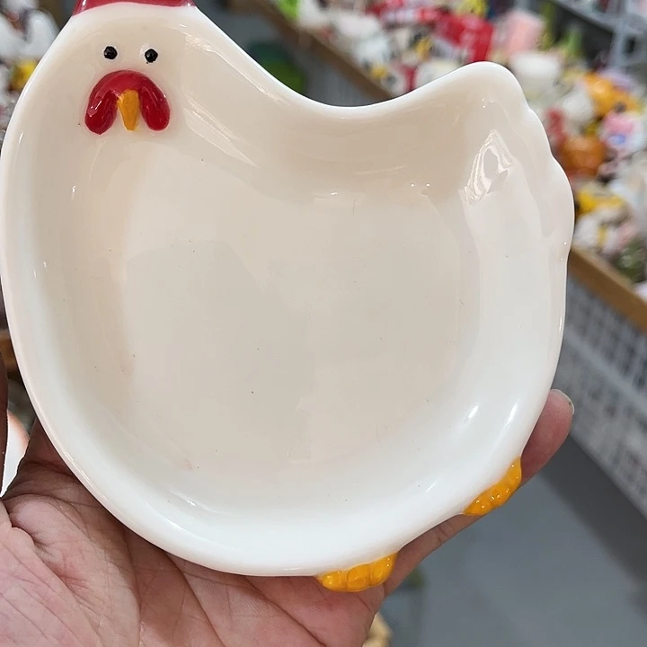 小*三个小鸡盘子