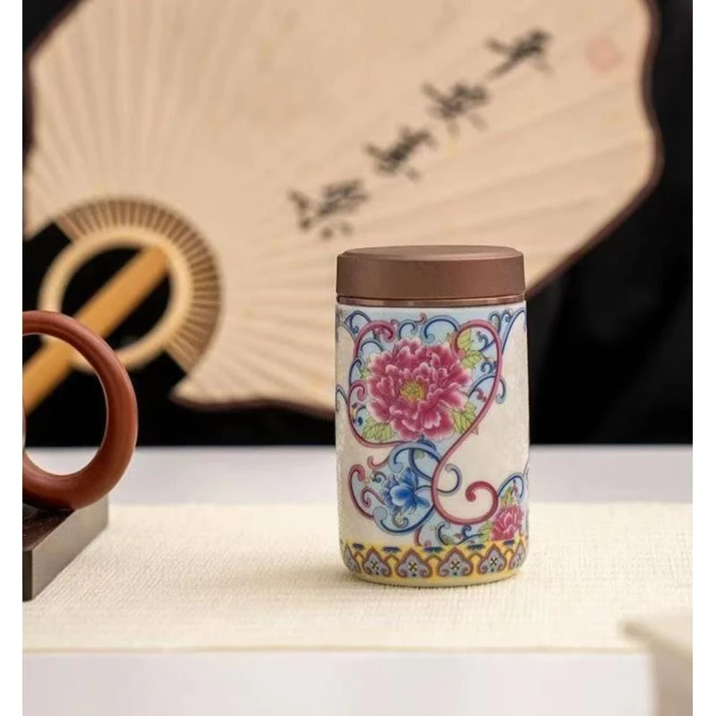 【闪购链接】掐丝银茶叶罐 —48