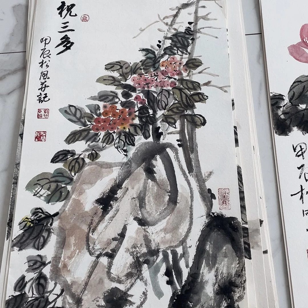 国画国画作品手绘作品