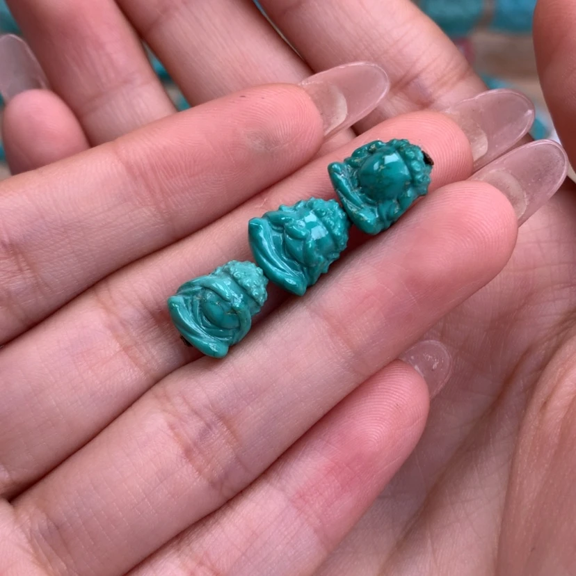 【闪购商品】绿松石雕刻未镶嵌