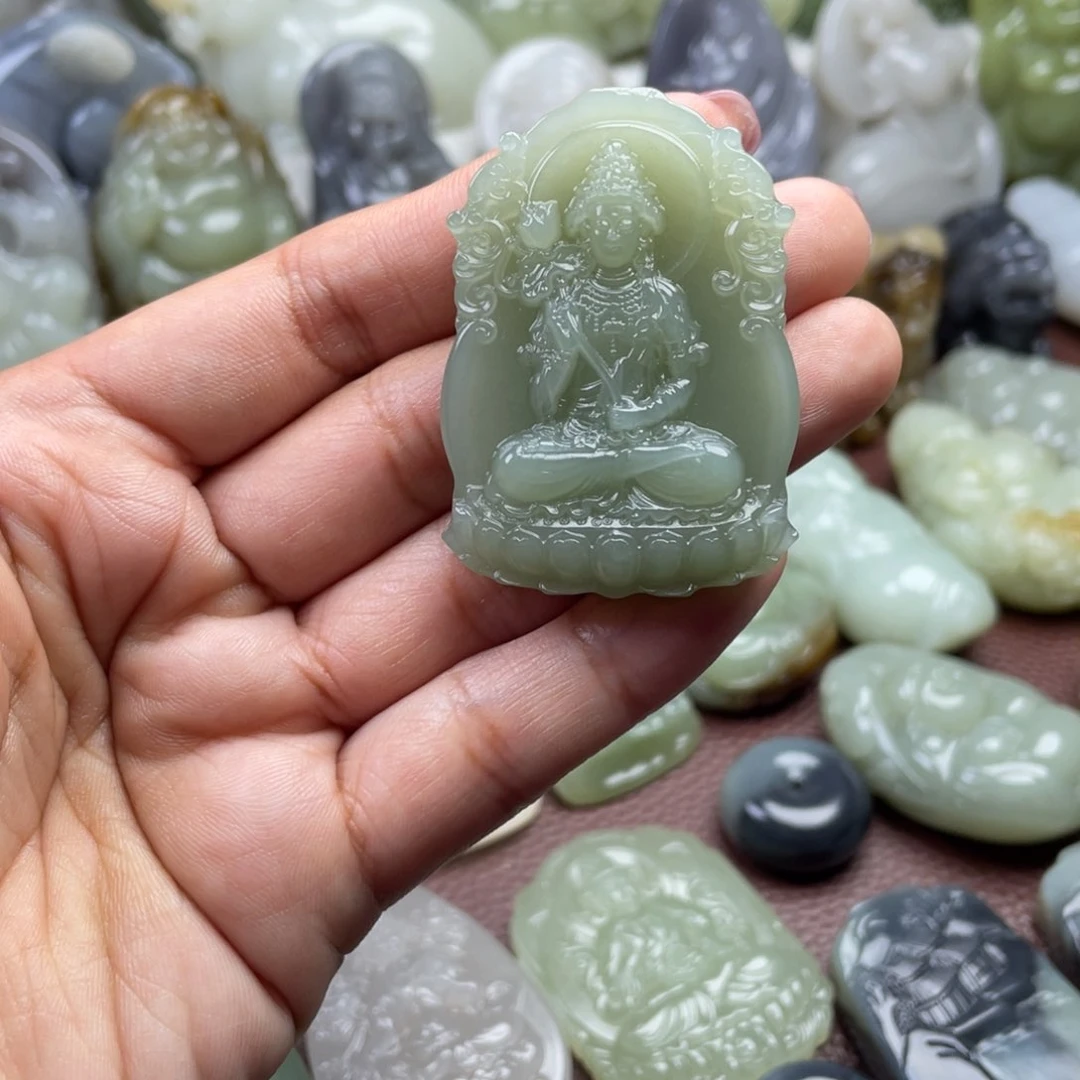 和田玉颈饰未镶嵌