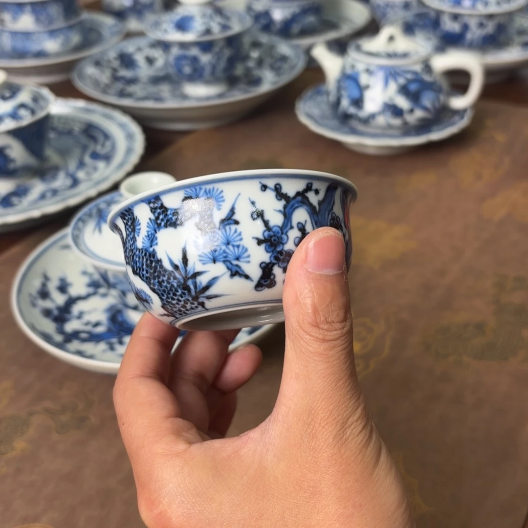 陶摆件景德镇手绘茶器