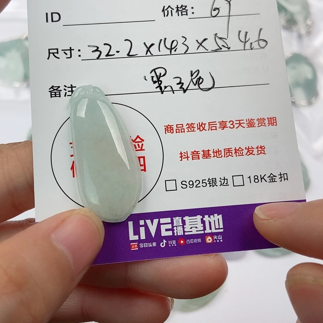翡翠未镶嵌颈饰翡翠