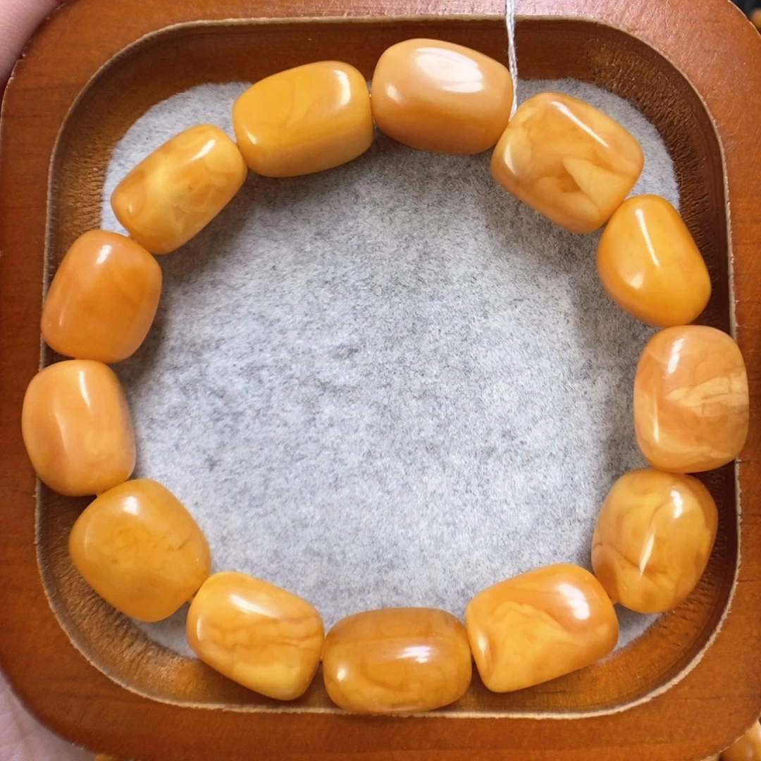 蜜蜡手串未镶嵌蜜蜡手串