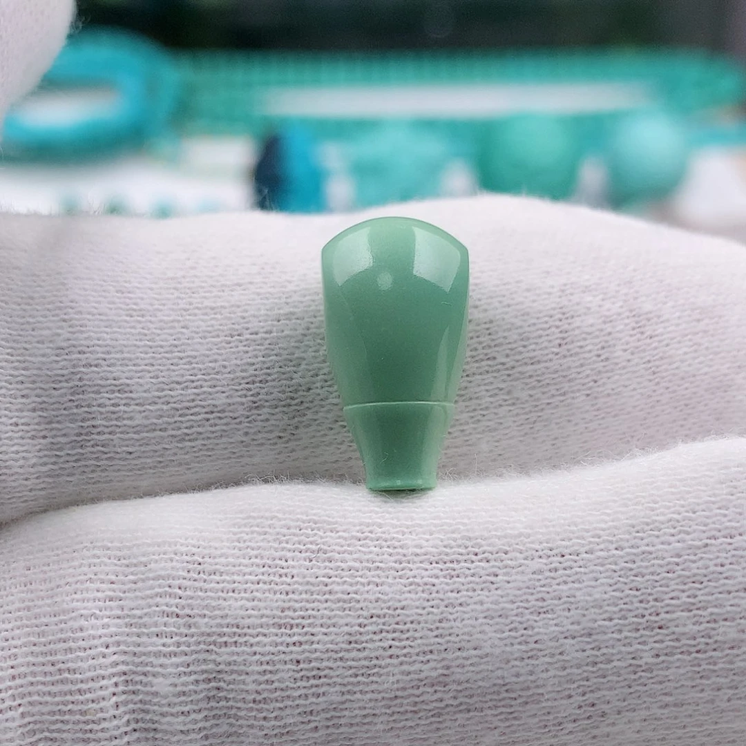 绿松石三通9.5mm未镶嵌