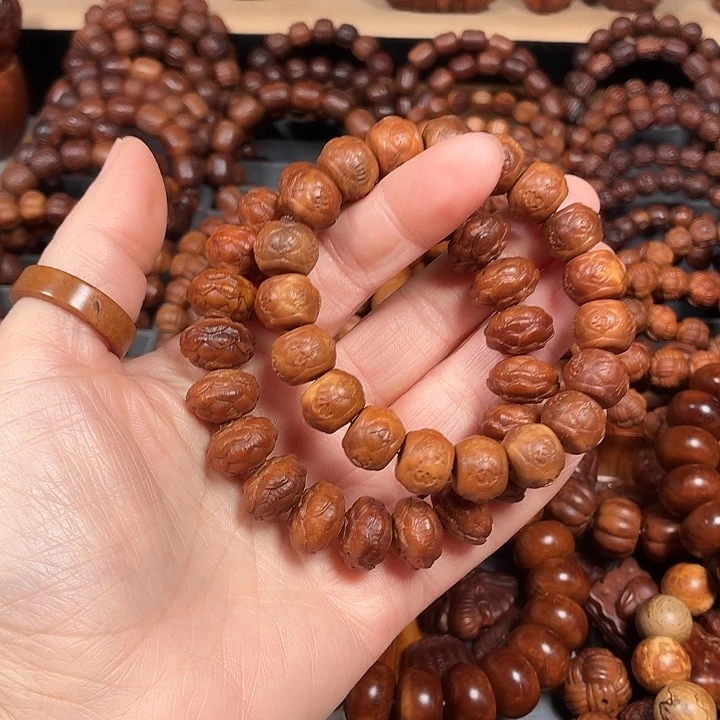 如***形库克吊坠库克雕刻手串两条