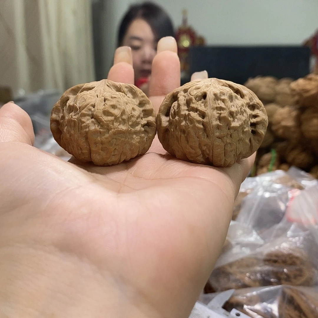 把件文玩核桃42南瓜墩