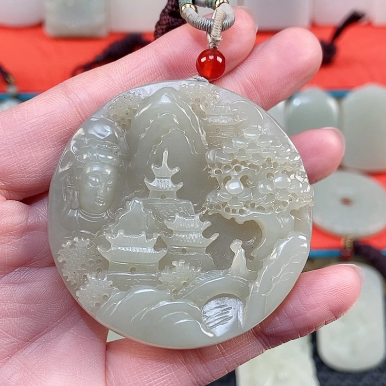 【闪购商品】颈饰未镶嵌和田玉