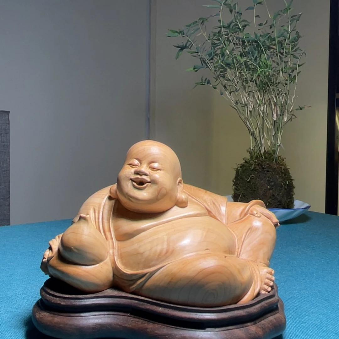 用***2柏木（崖柏）乐乐香炉摆件