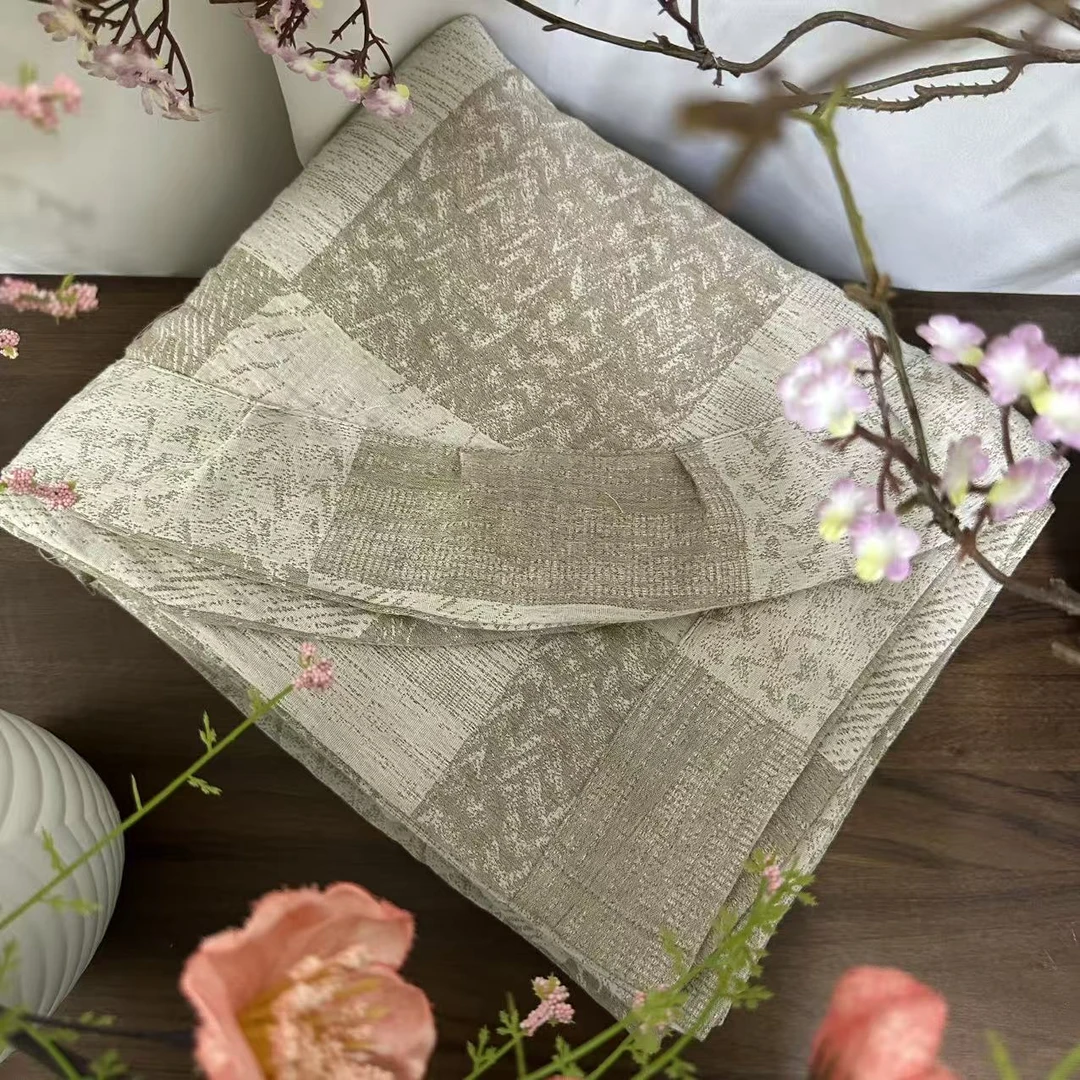 【圆角贴边】西雅-咖色罗布麻床单230*250cm