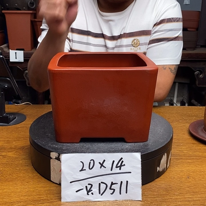 紫砂花盆货号一只D511