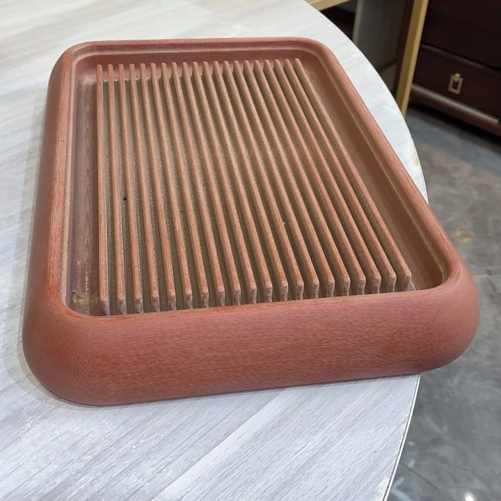 电木茶盘橙龙纹木纹38-26-5，223号