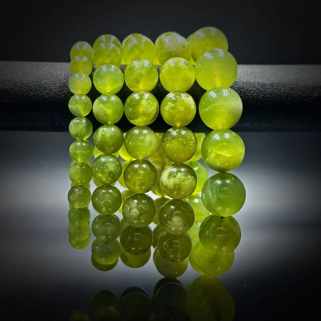 【缪老师严选】SJ1185 青提奶盖圆珠手链 多样性发其一