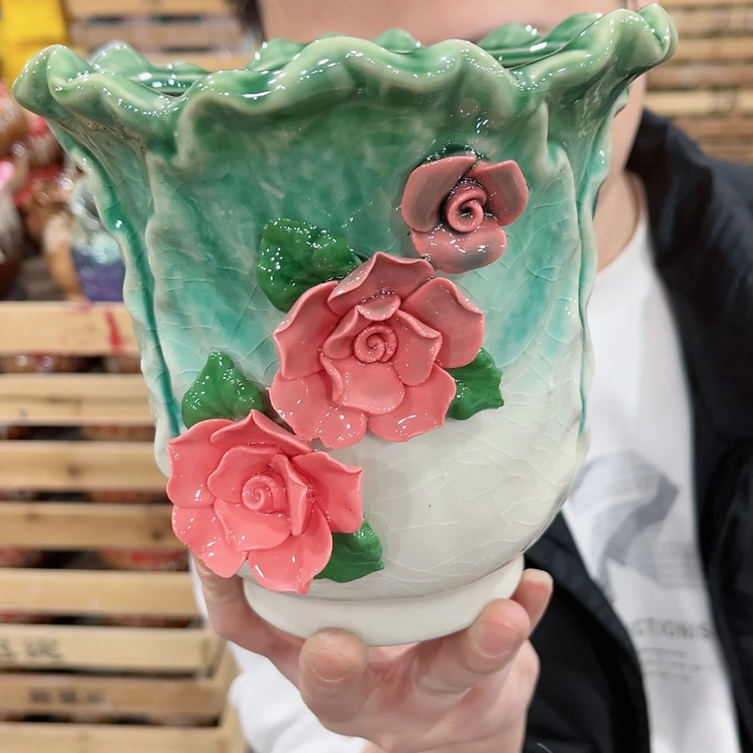 【闪购商品】陶瓷陶瓷多肉植物花盆