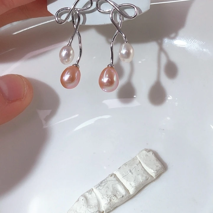 淡水珍珠项链银S925镶嵌小**?