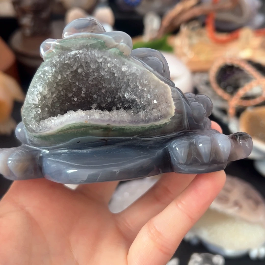 玛瑙/玉髓未镶嵌天然好运可**满