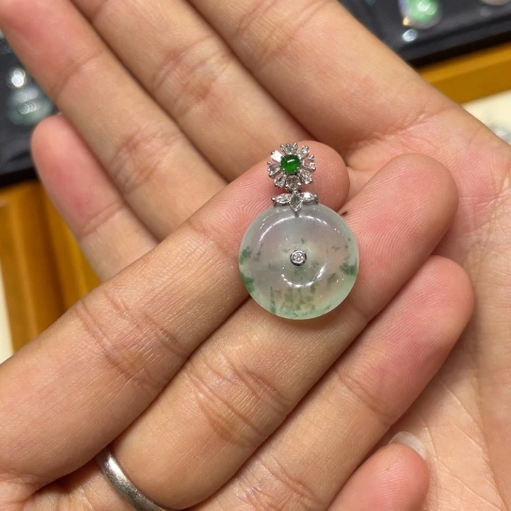 翡翠裸石翡翠冰种