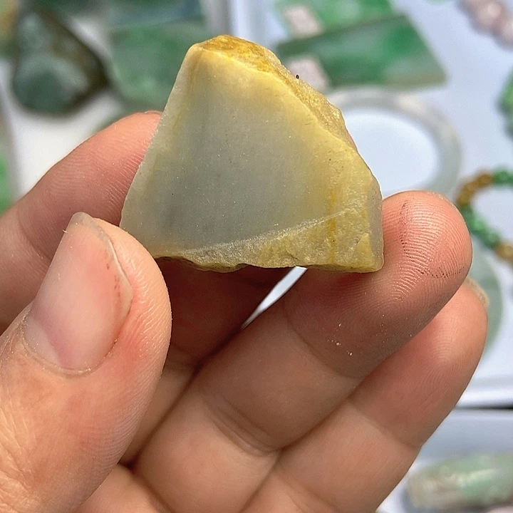 翡翠散珠天然翡翠A货挂件