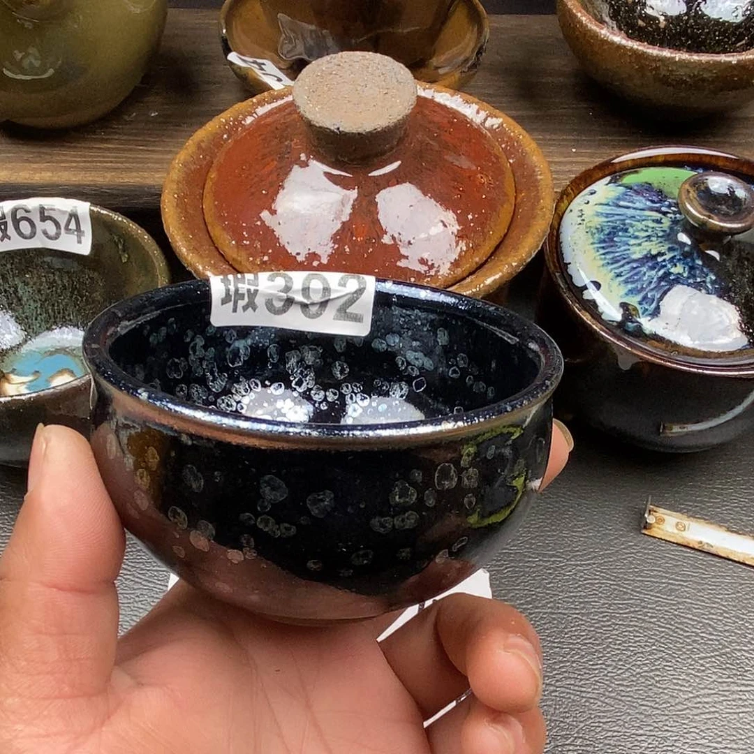 茶盏微瑕建盏主人杯子