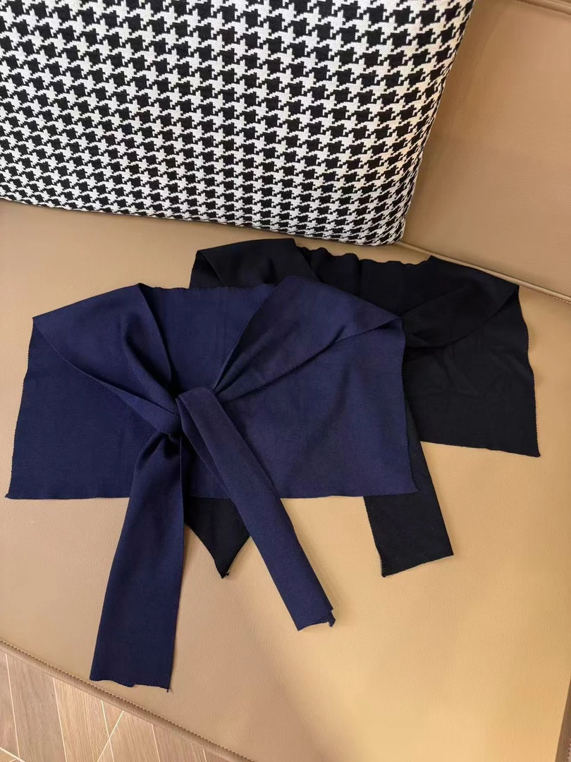 【莫达曼】秋季新款纯色休闲宽松气质单个披肩