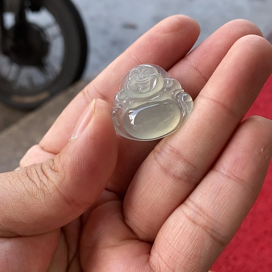 百***胜定制翡翠未镶嵌佛公