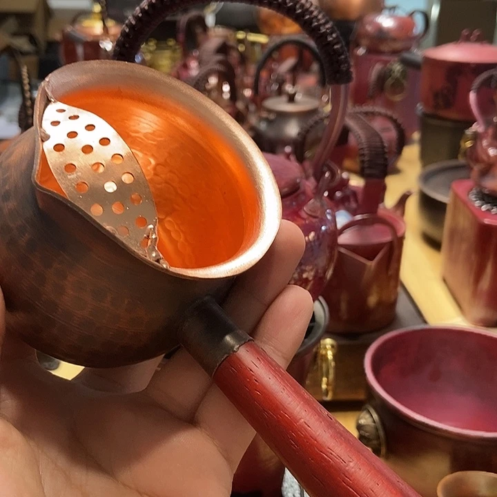 A*纯手工制作紫铜铜壶
