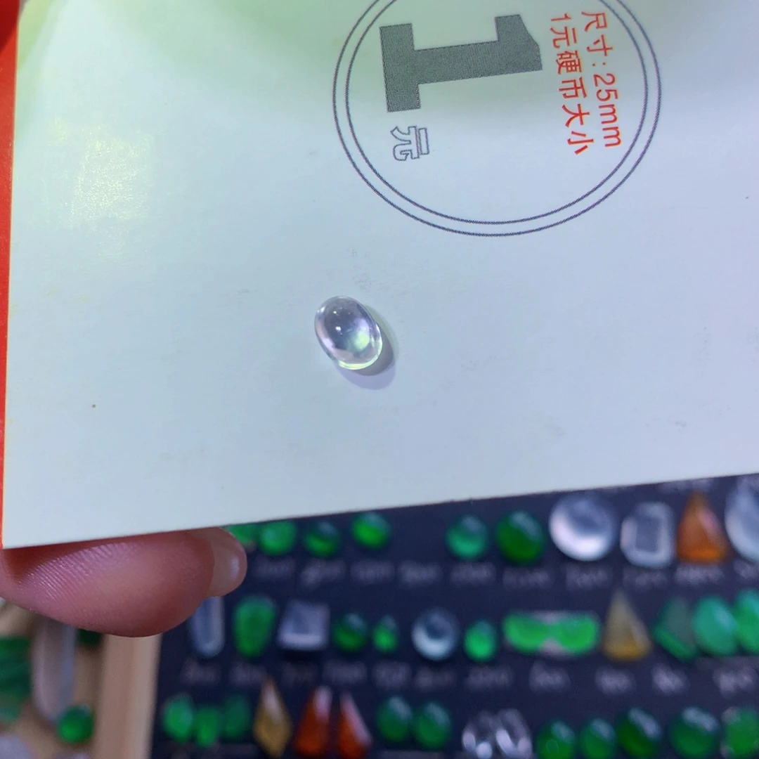 颈饰未镶嵌翡翠玻璃种蛋面