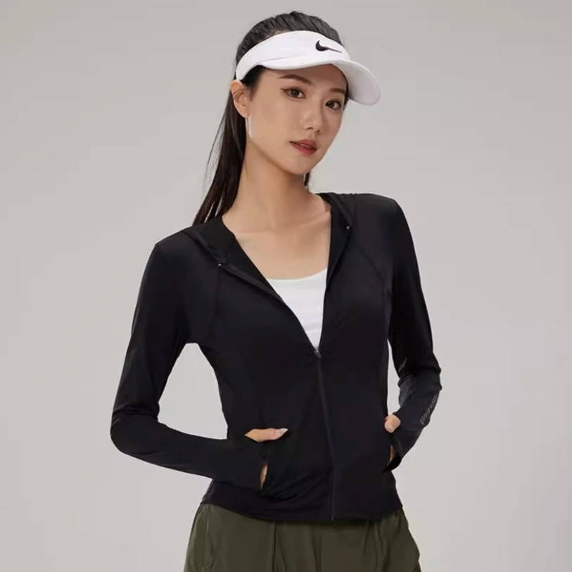 【29号】N54011Y冰感薄荷透气防晒衣女户外修身遮阳外套