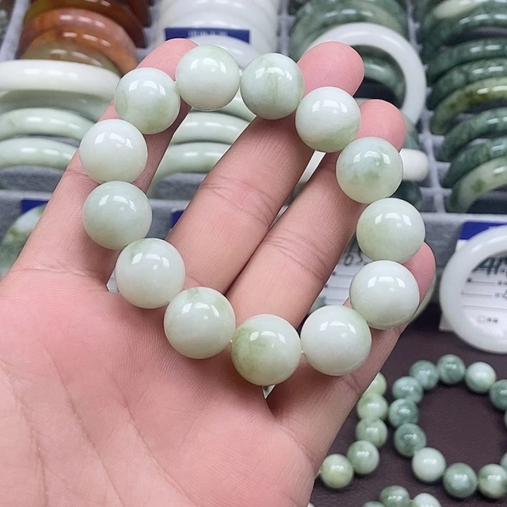 蛇纹石玉未镶嵌手链