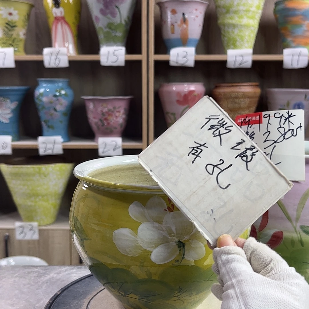 景德镇陶瓷花盆花盆