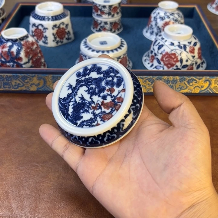 摆件景德镇茶器百宝箱