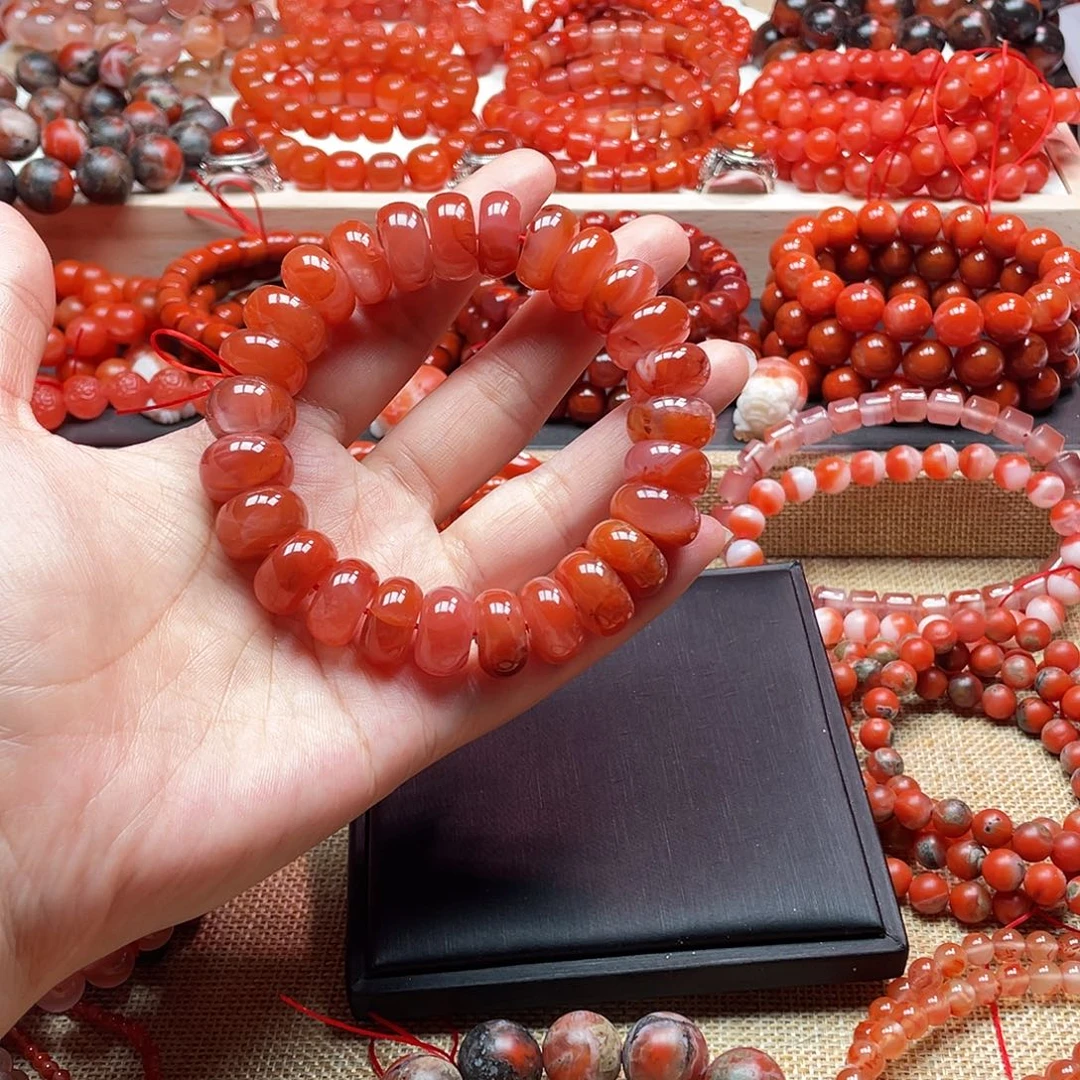 手链未镶嵌南红玛瑙摩**蓝