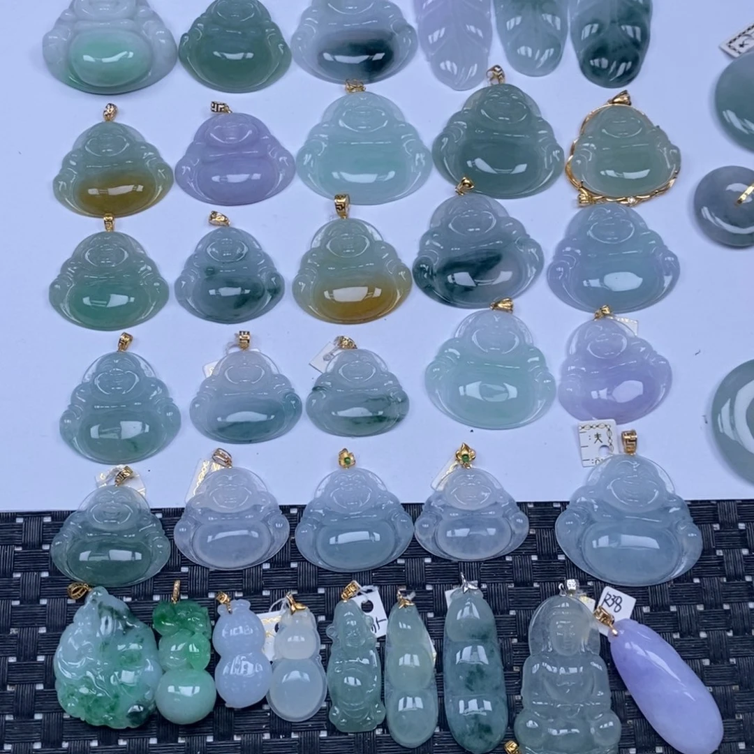翡翠未镶嵌颈饰天然翡翠