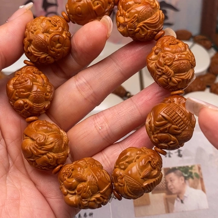 手串/手链橄榄核橄榄雕刻