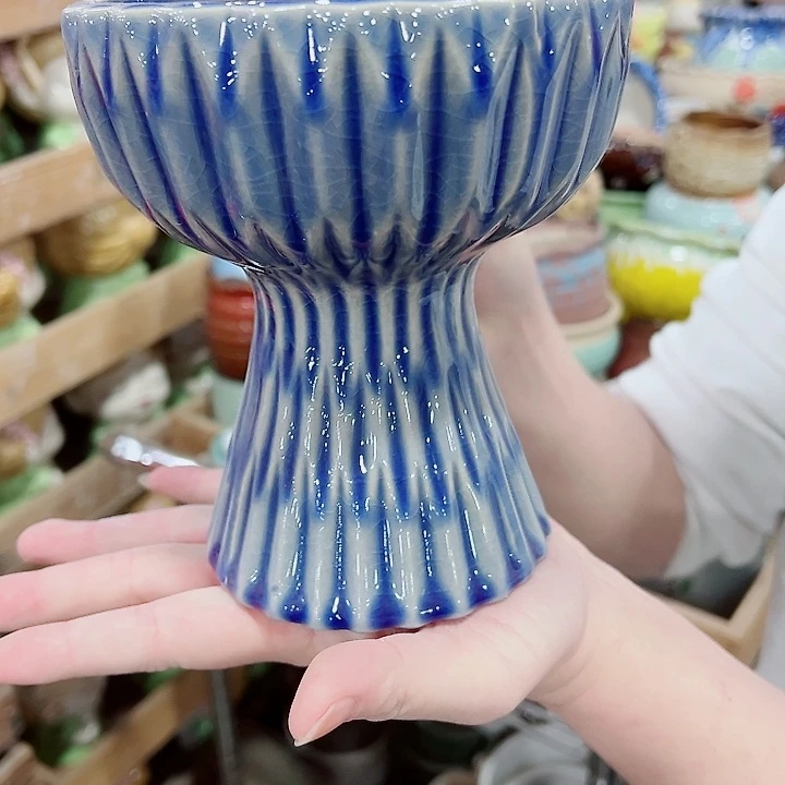 有孔，凑单福利满10元发货陶瓷多肉花盆！