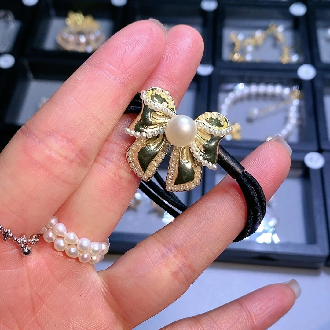 【闪购商品】淡水珍珠3发绳未镶嵌