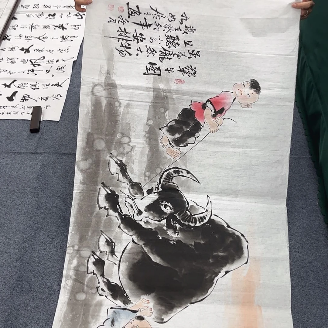 国画纯手绘宣纸国画作品