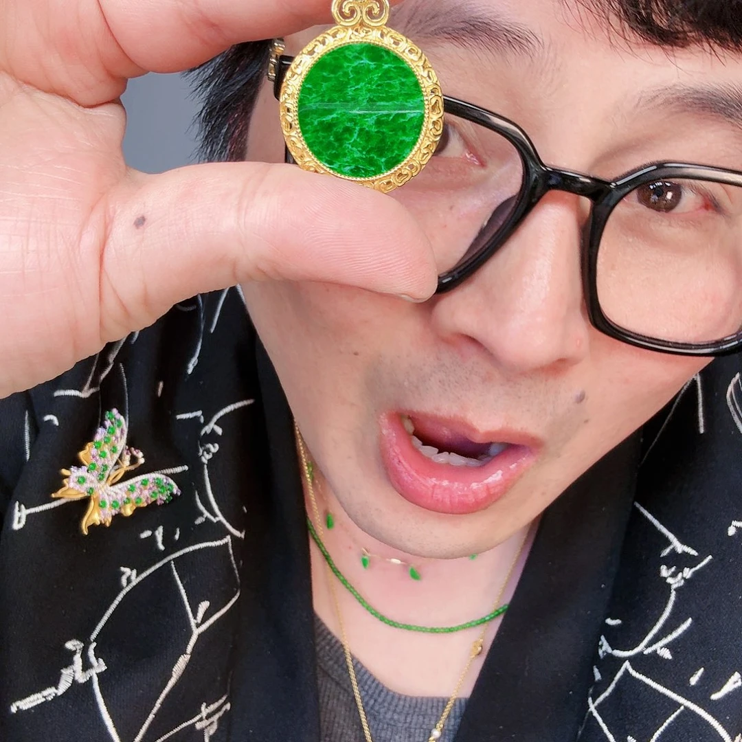 翡翠颈饰未镶嵌一个