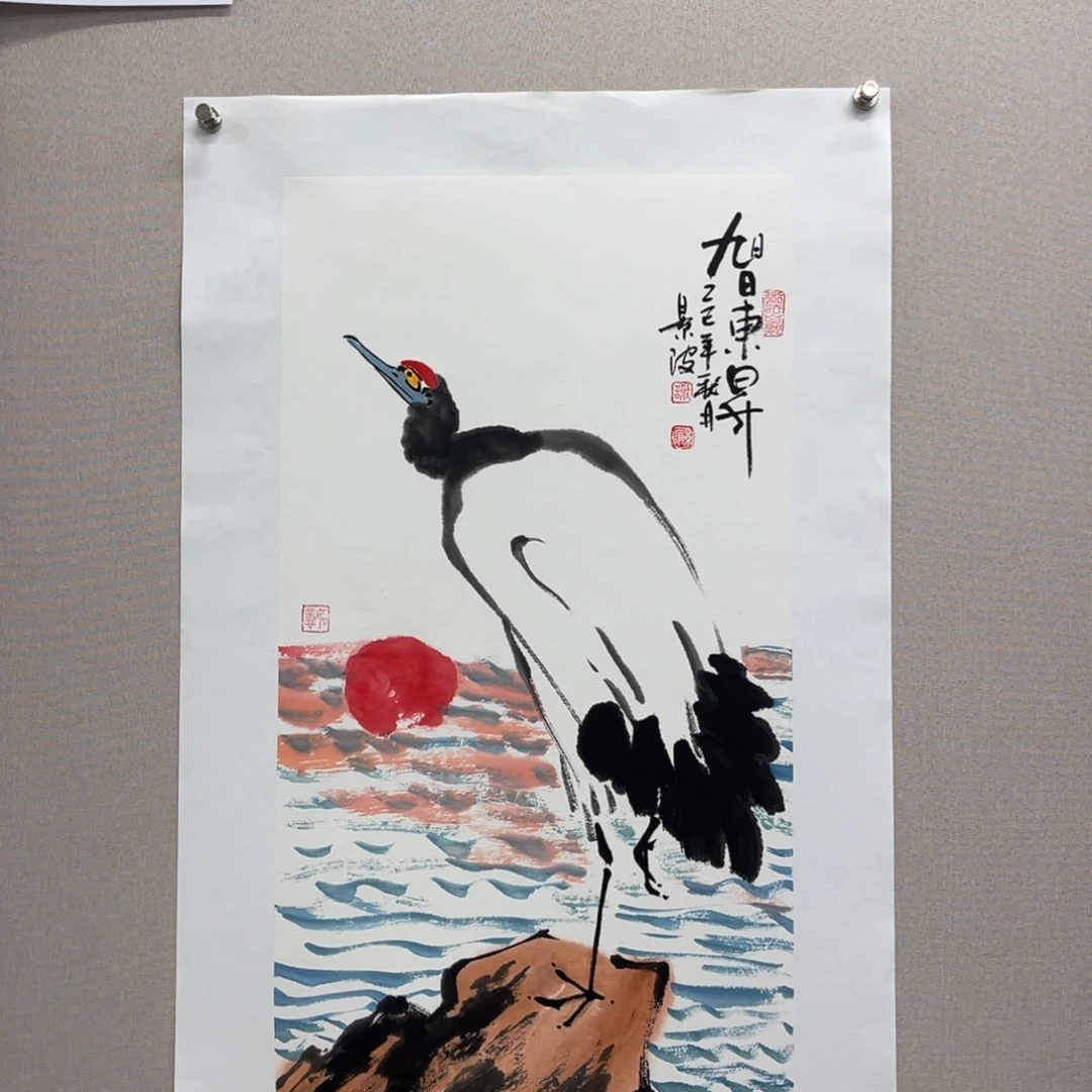 国画艺术家真人手绘